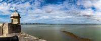 Panorama vu du mur d'enceinte