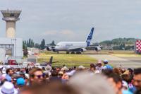 Airbus A380 à l'arrêt 